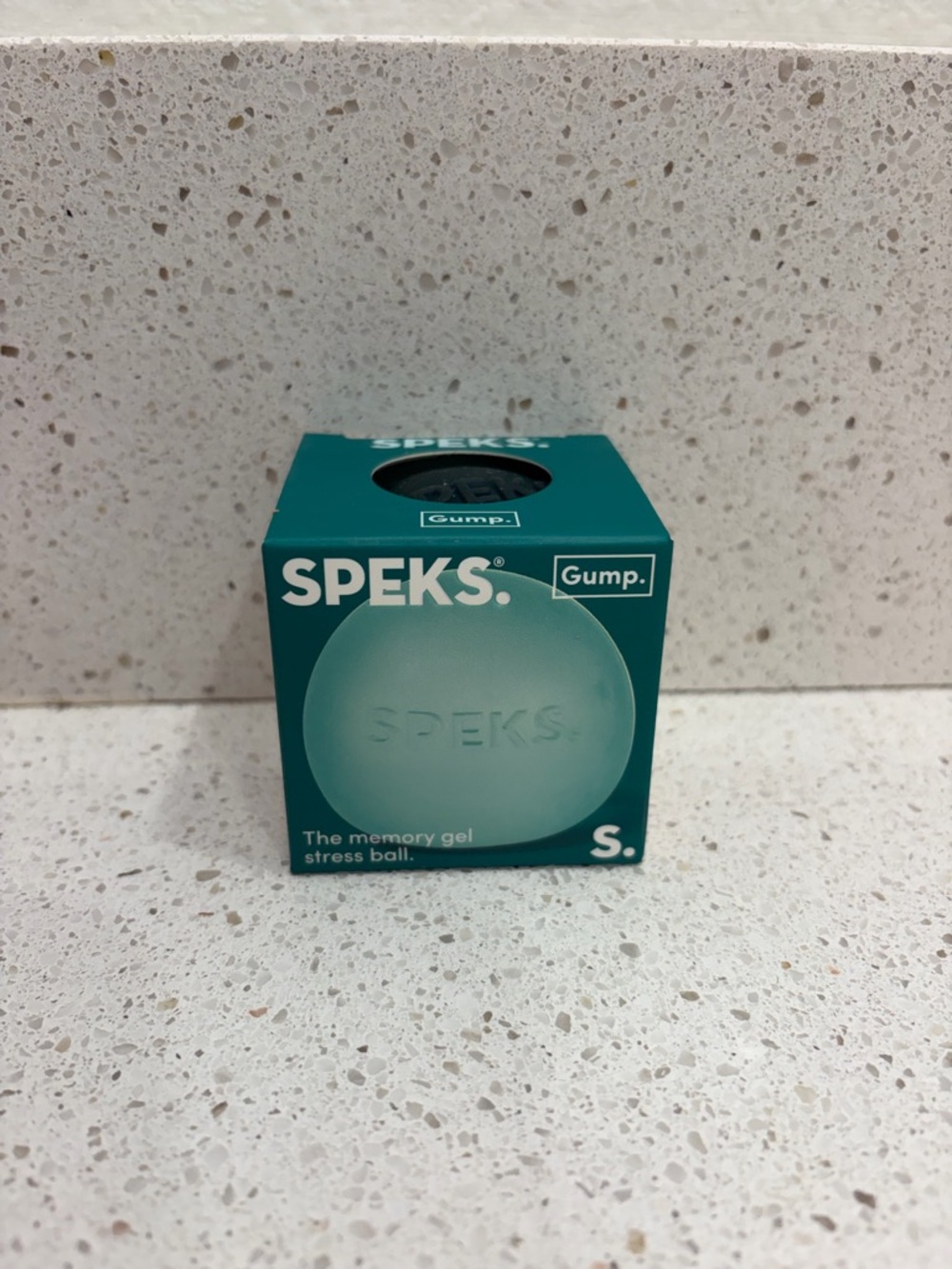 Speks Gump Stress Ball Silky Soft Memory Gel Squishy Fidget Sea Glass NEW